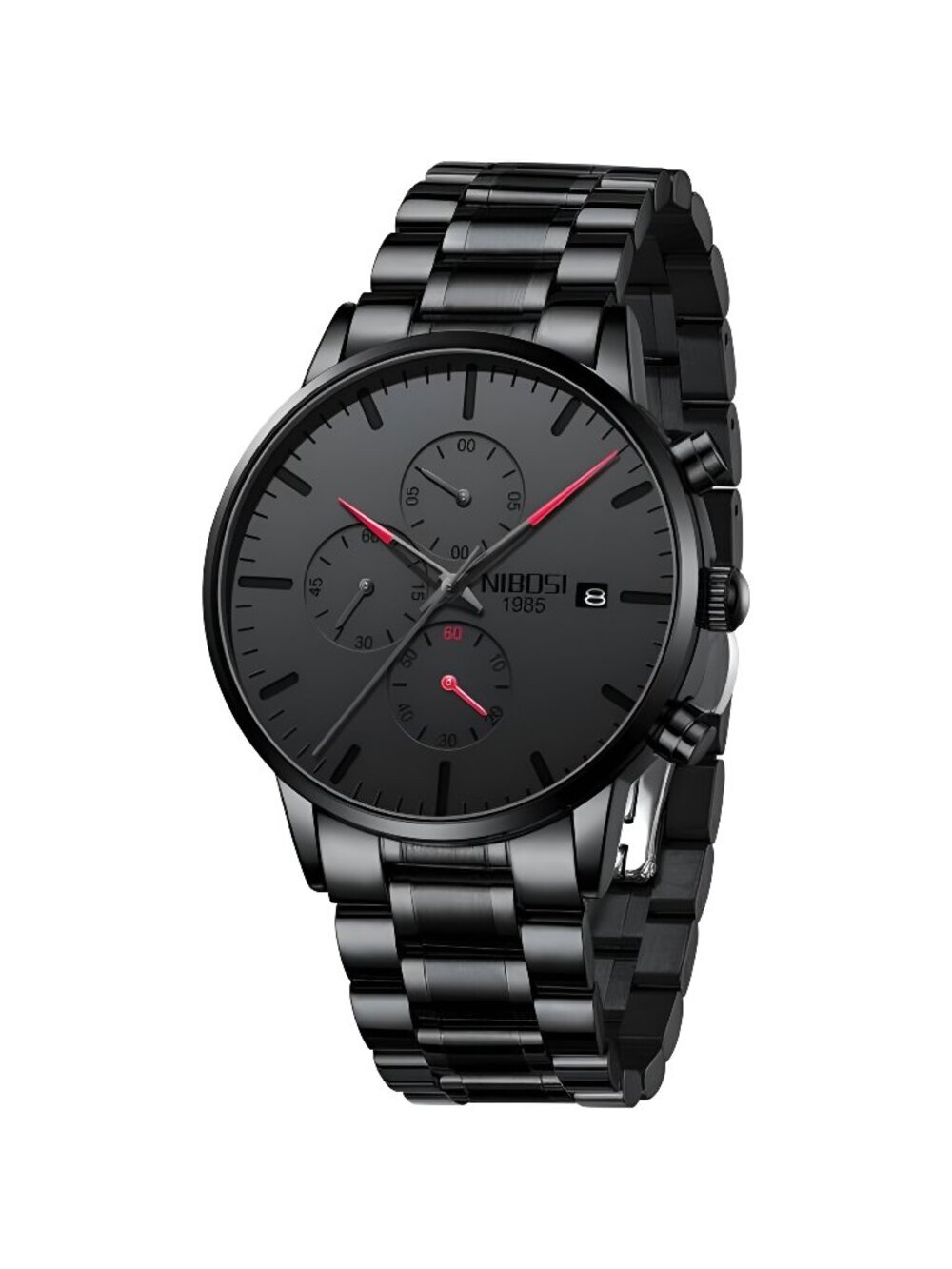 Men's Watches Analog Minimalist Black Dial Watches for Men